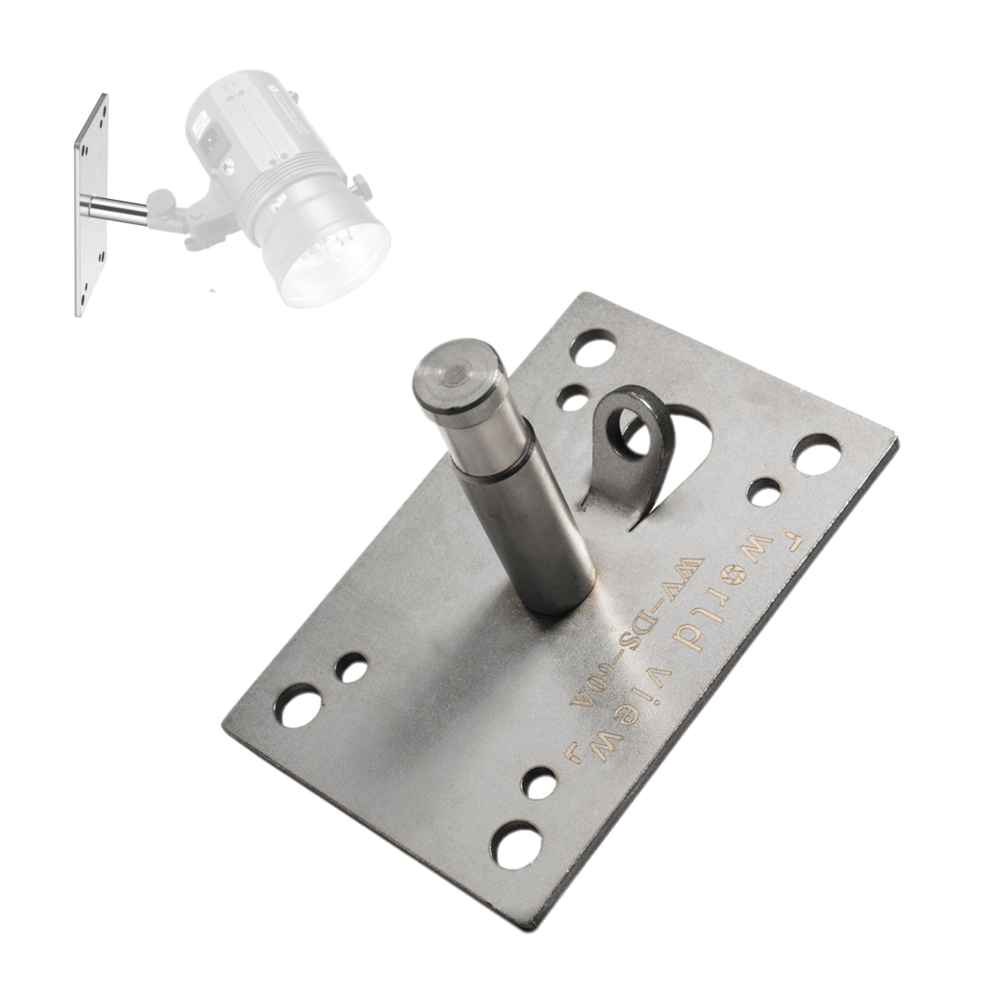 Suporte-de-Parede-e-Teto-T-Holder-DS-60A-Inox-para-Estudio-e-Iluminacao--6cm- Suporte-de-Parede-e-Teto-T-Holder-DS-60A-Inox-para-Estudio-e-Iluminacao--6cm-