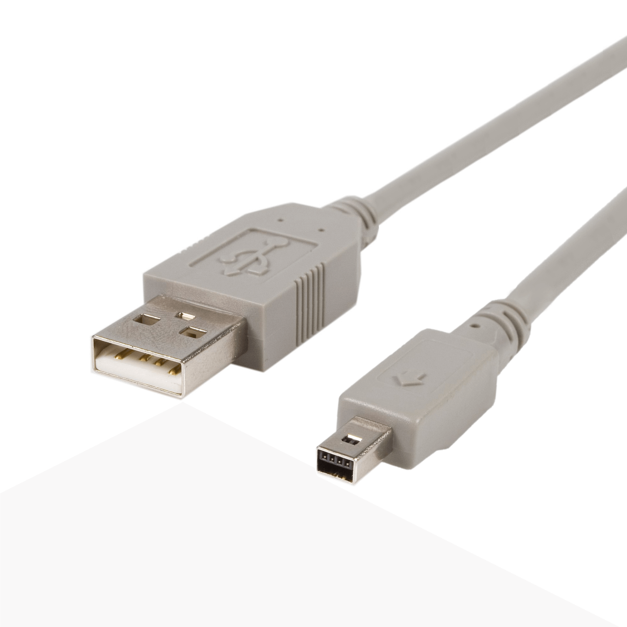 Cabo USB Genius 4 Pinos para Câmeras FujiFilm FinePix, Casio, Minolta e Toshiba
