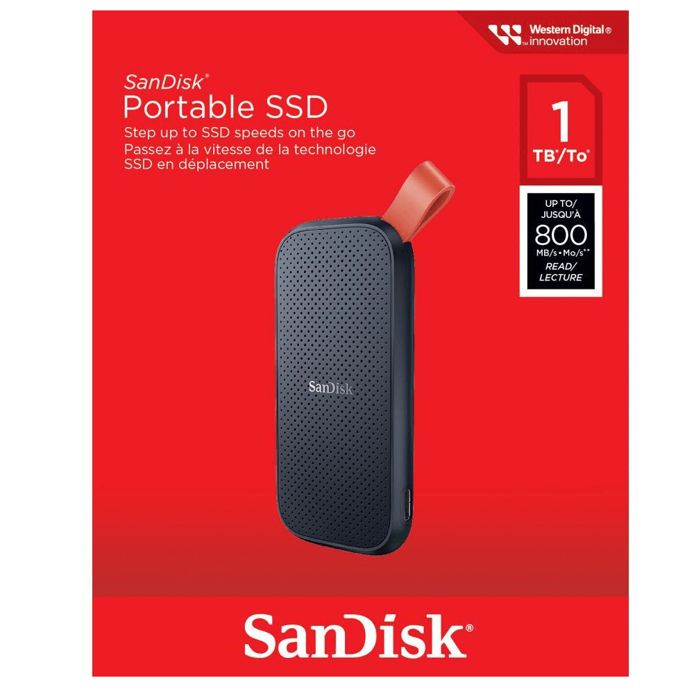SSD SanDisk Portátil 1TB 800mb/s - WorldView