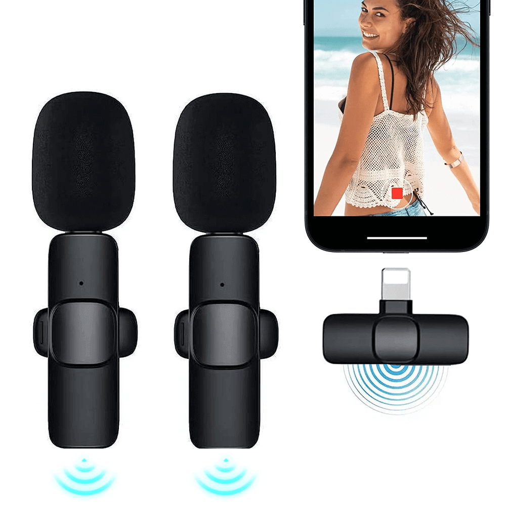 Sistema-Microfone-Lapela-Duplo-Wireless-Otto-K9-IOS-Lightning-360°-SmartPhone-Apple Sistema-Microfone-Lapela-Duplo-Wireless-Otto-K9-IOS-Lightning-360°-SmartPhone-Apple