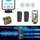 Sistema-Microfone-Lapela-Duplo-K13-Wireless-360°-USB-C-para-Smartphone-Android--2.4GHz-