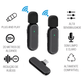 Sistema-Microfone-Lapela-Duplo-H-Maston-MK08-Sem-Fio-USB-C-360°-para-Smartphone-Android