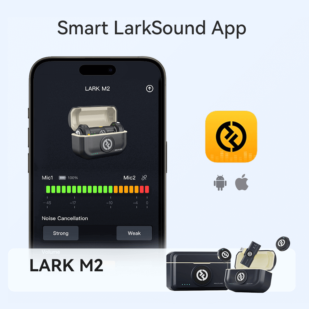 Hollyland LARK M2 DUO para iPhone - WorldView