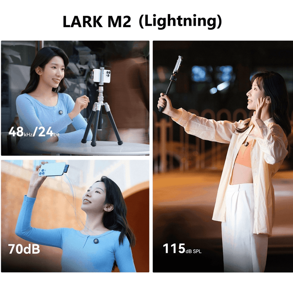 Hollyland LARK M2 DUO para iPhone - WorldView