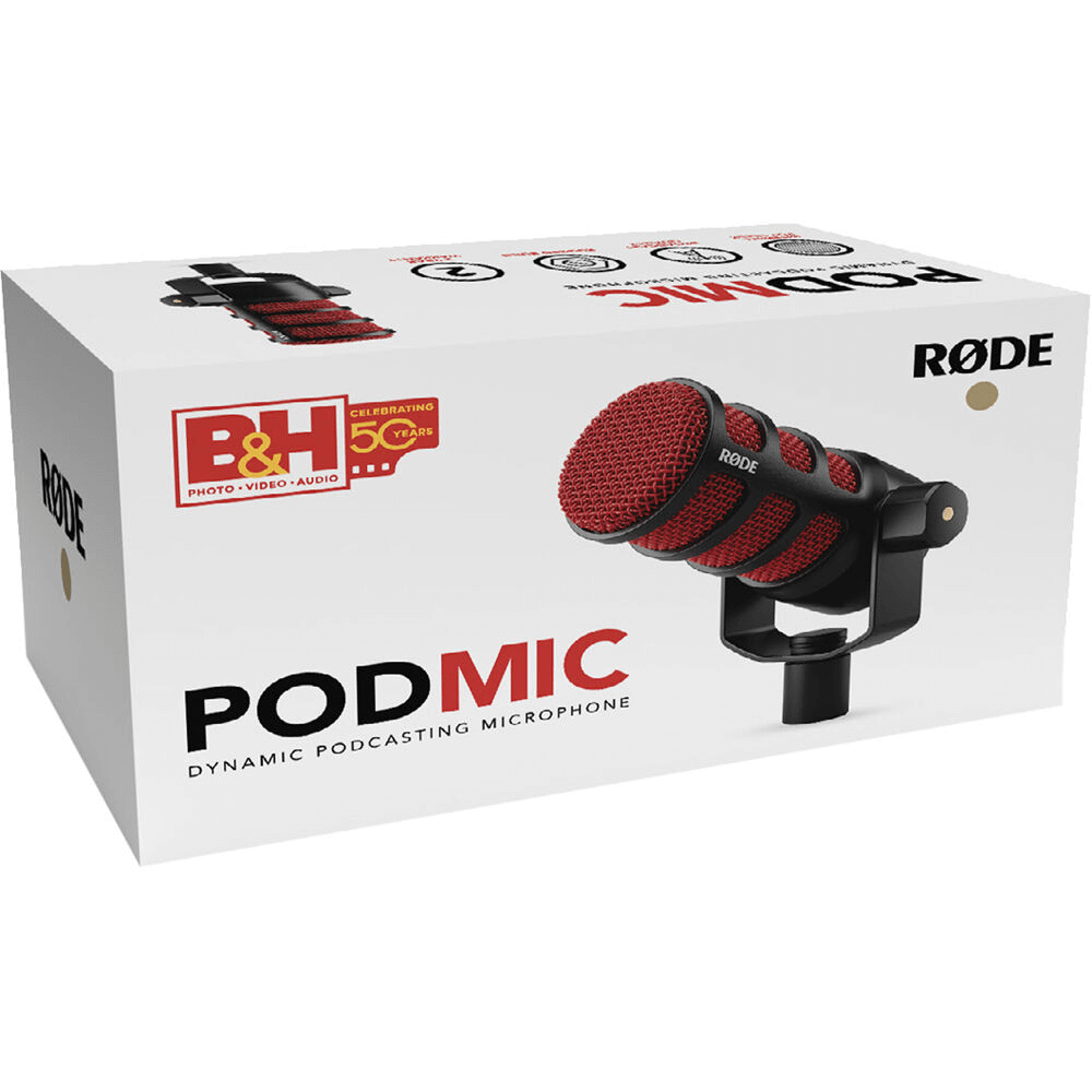 Microfone Podcast RODE PodMic - eMania Foto e Video
