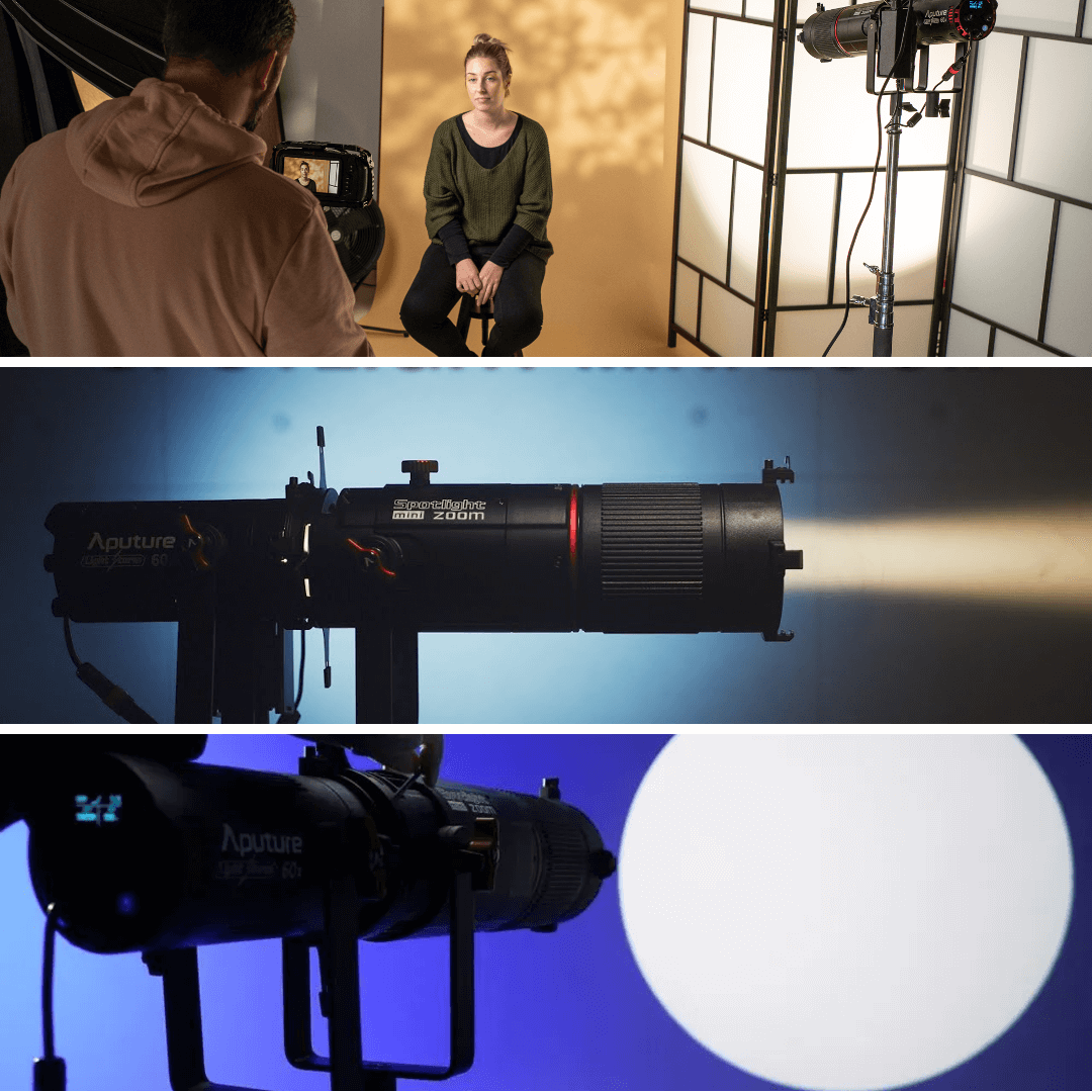 Aputure Spotlight Mini Zoom - eMania Foto e Video