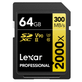 Cartao-SDXC-64Gb-Lexar-8K-2000x-300Mb-s-UHS-II---V90---U3---Classe-10 Cartao-SDXC-64Gb-Lexar-8K-2000x-300Mb-s-UHS-II---V90---U3---Classe-10
