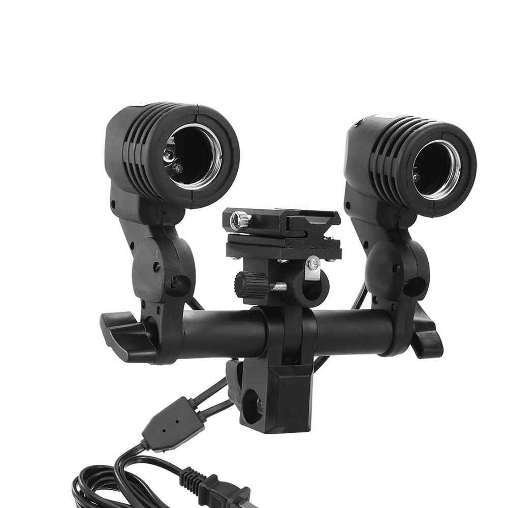 Holder-Soquete-Duplo-E27-e-Suporte-Greika-Yl-104-para-Sombrinha Holder-Soquete-Duplo-E27-e-Suporte-Greika-Yl-104-para-Sombrinha