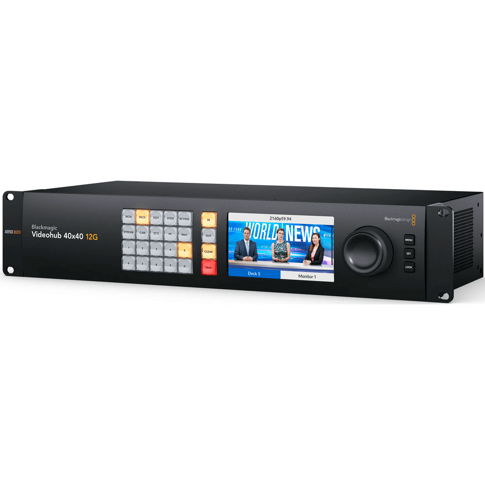 Blackmagic-Design-Videohub-40x40-12G-SDI Blackmagic-Design-Videohub-40x40-12G-SDI