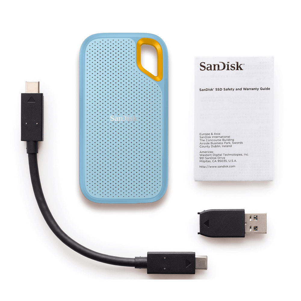 SSD SanDisk Extreme de 2TB (V2) Sky Blue - WorldView