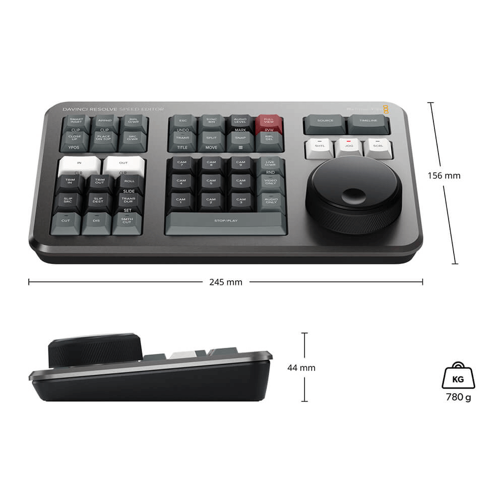 Blackmagic Design DaVinci Resolve Speed Editor - WorldView Blackmagic Design DaVinci Resolve Speed Editor - WorldView