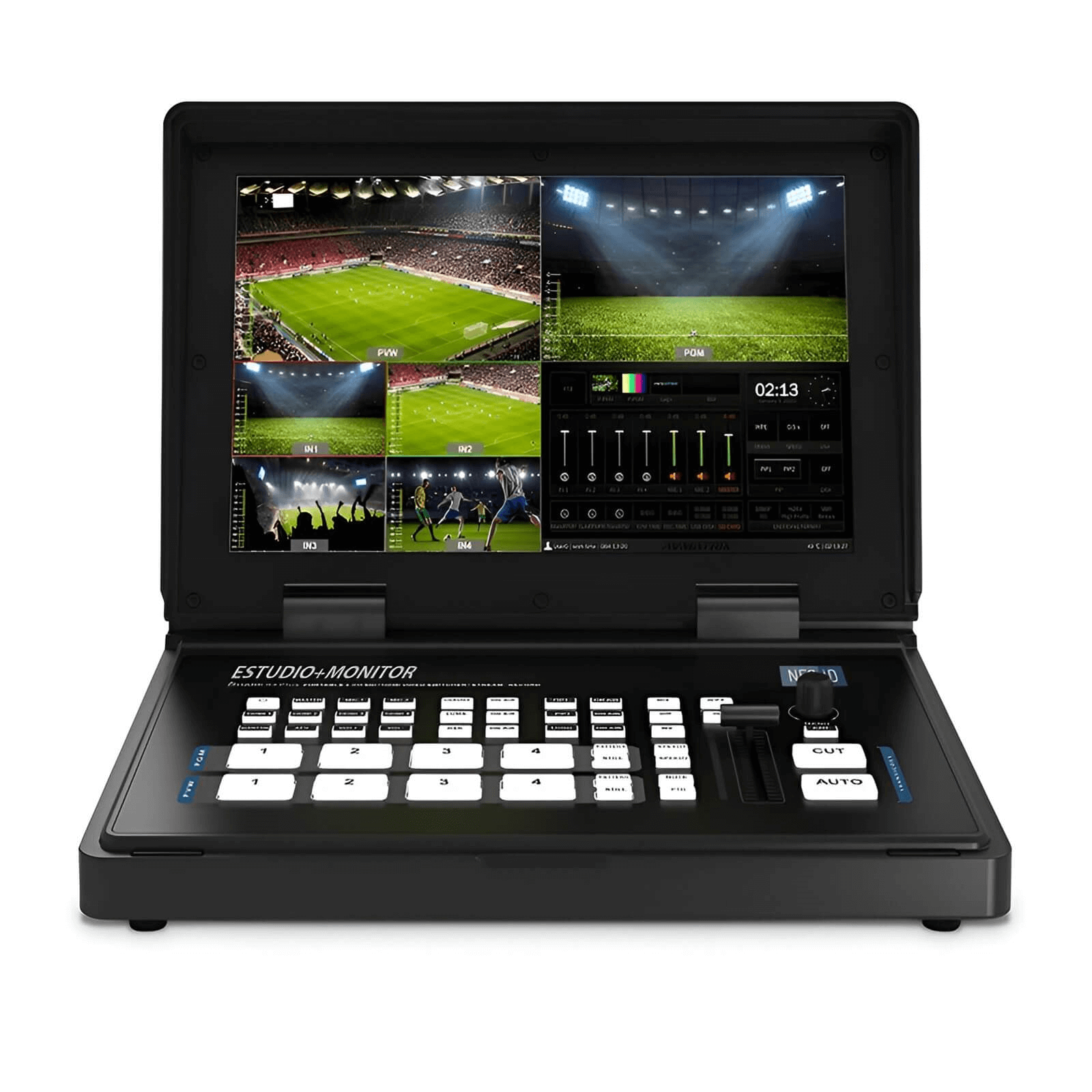 Switcher Monitor Portátil NeoiD Estudio 4+ - eMania Foto e Video