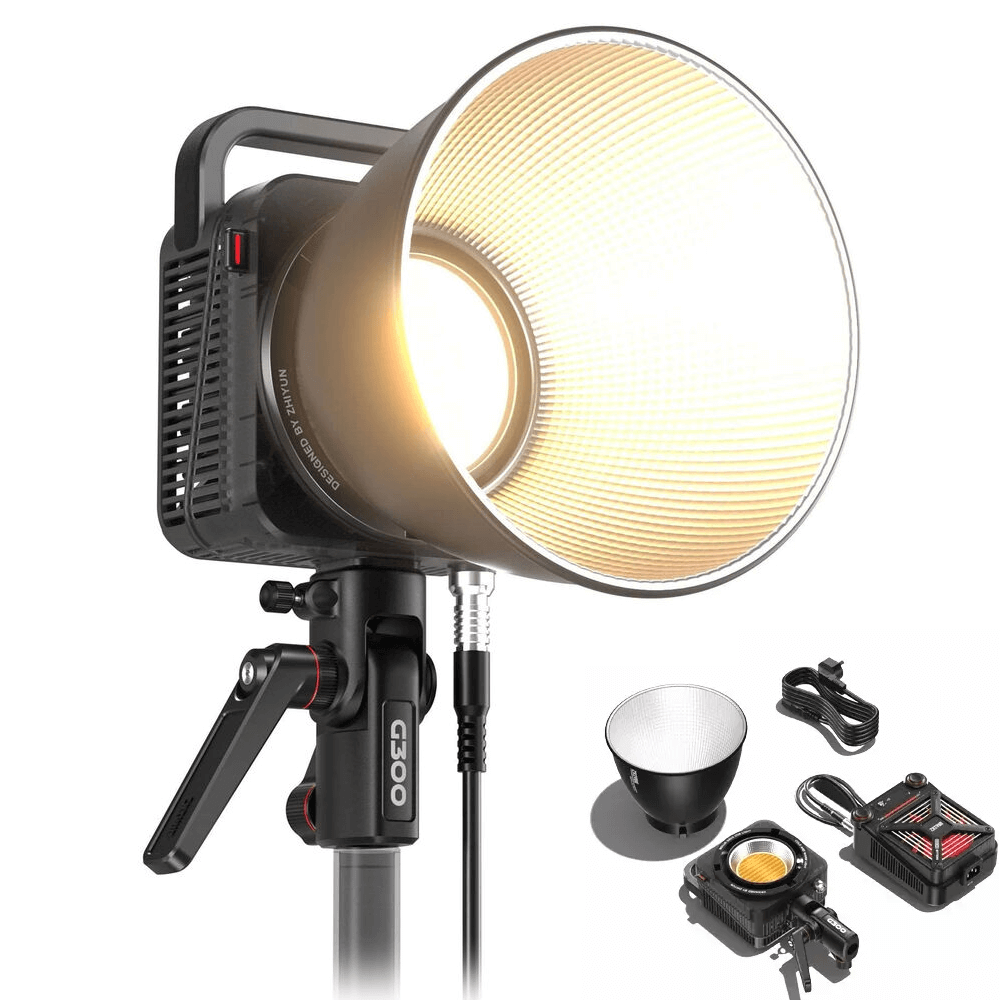 Iluminador Zhiyun Molus G300 COB - eMania Foto e Video