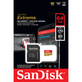 Cartao-MicroSDXC-64Gb-Sandisk-Extreme-170mb-s-4K-A2---UHS-I---V30---U3---Classe-10