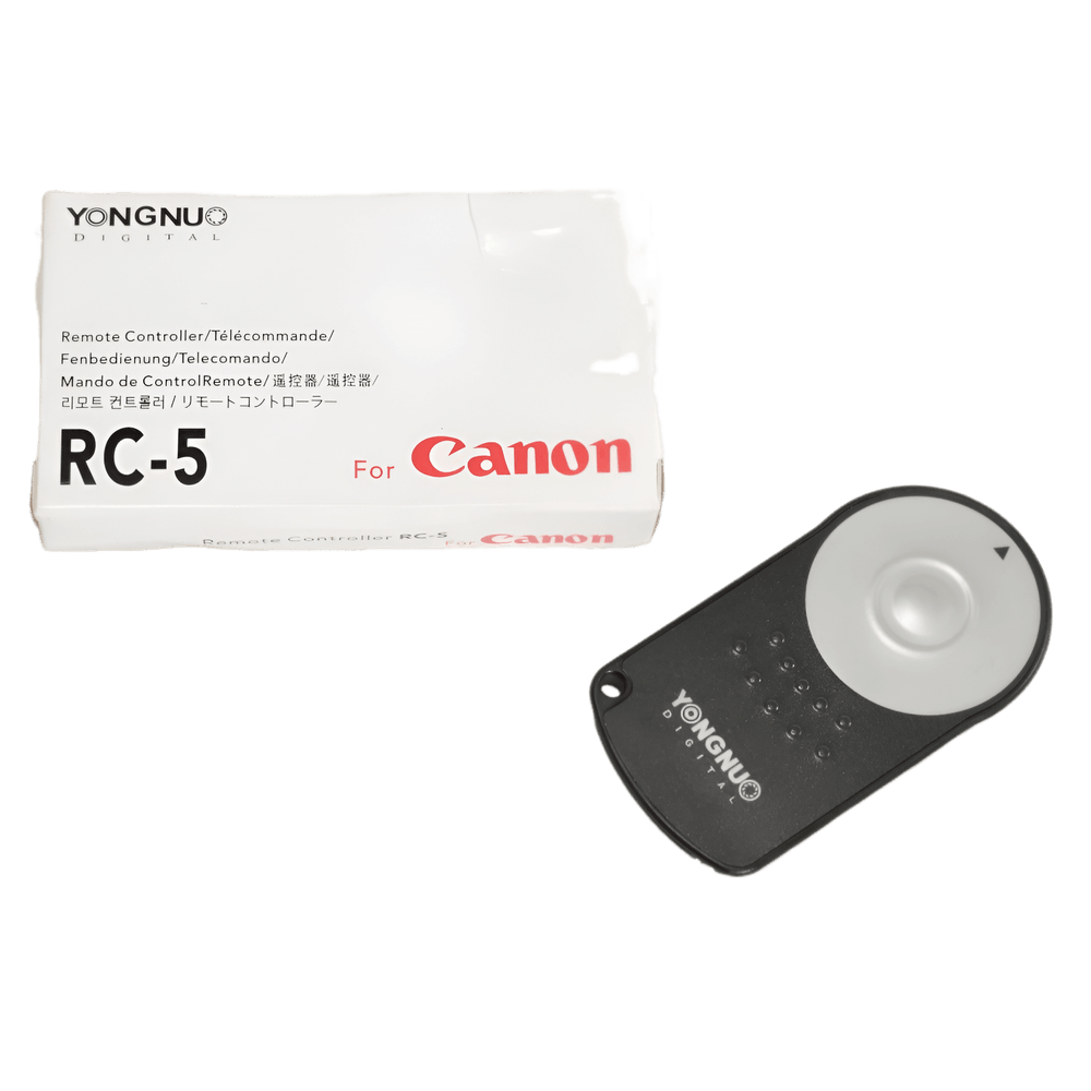 Controle Yongnuo RC-5 para Canon - eMania Foto e Video