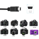 Cabo-Mini-USB--8-Pin--para-para-Cameras-Nikon--UC-E6-UC-E17-