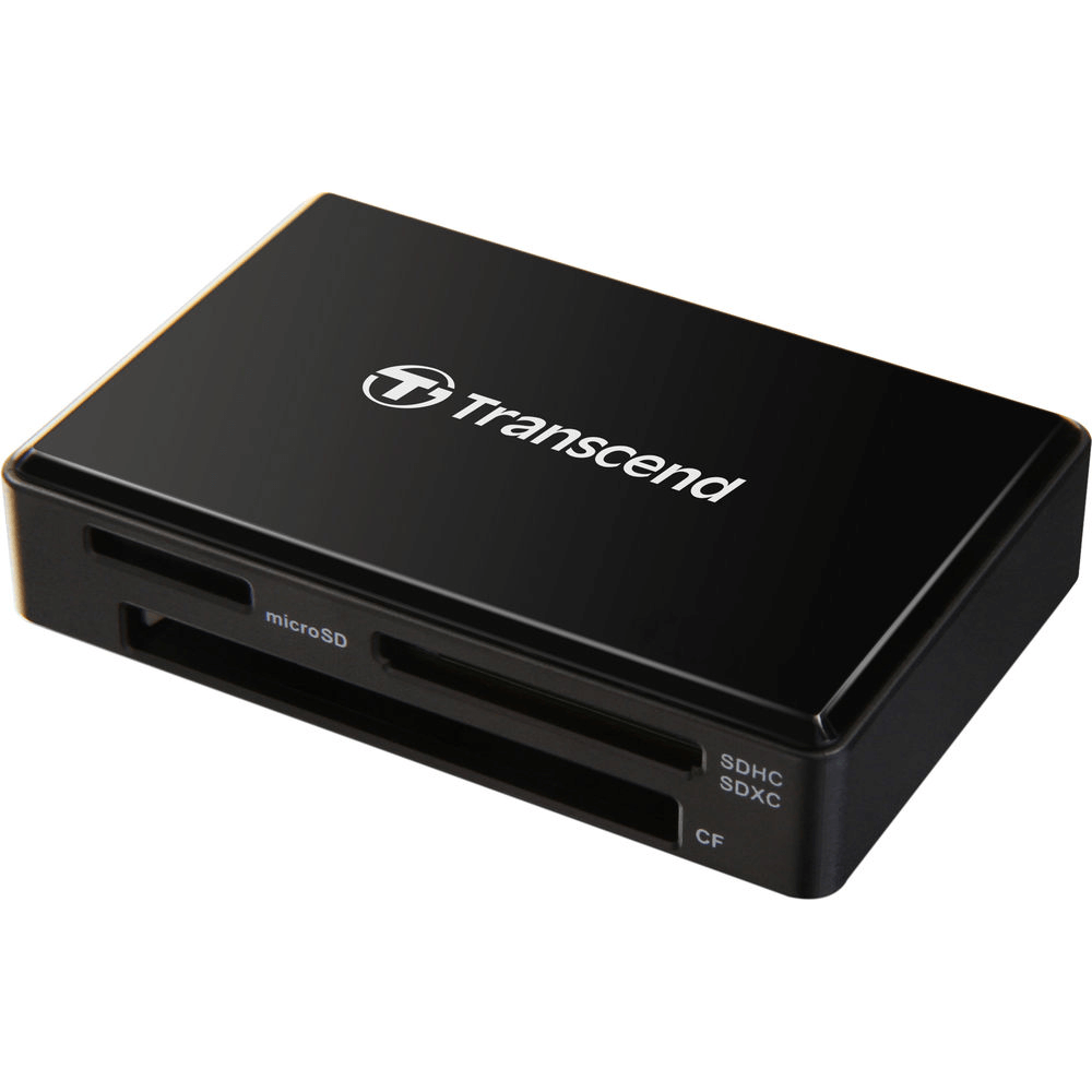 Leitor de Cartão Transcend RDF8 SDXC, MicroSDXC e CompactFlash (USB 3.1)