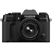 Camera-FujiFilm-X-T50-Mirrorless-Preta---Lente-XC-15-45mm-f-3.5-5.6-OIS-PZ