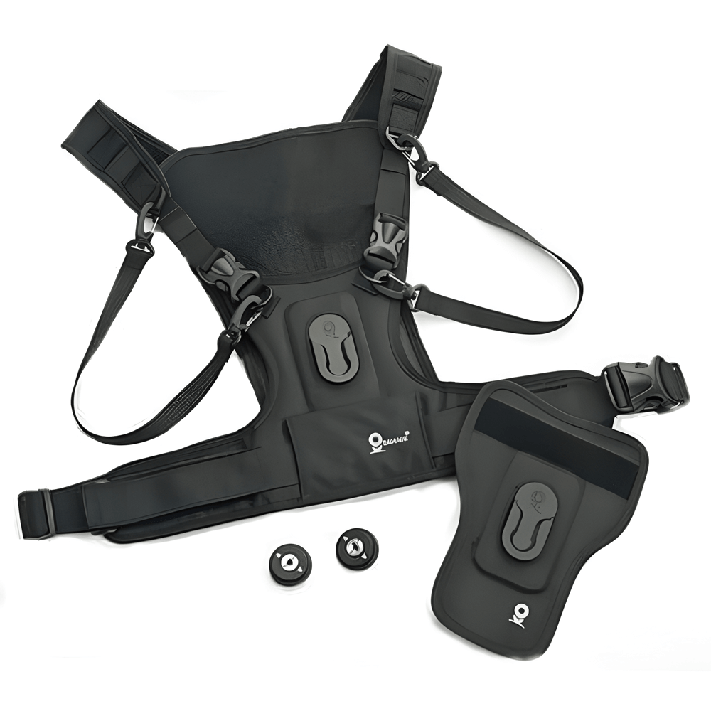 Colete-Canguru-Duplo-Samark-SMK-03-Suporte-Cameras-Digitais Colete-Canguru-Duplo-Samark-SMK-03-Suporte-Cameras-Digitais