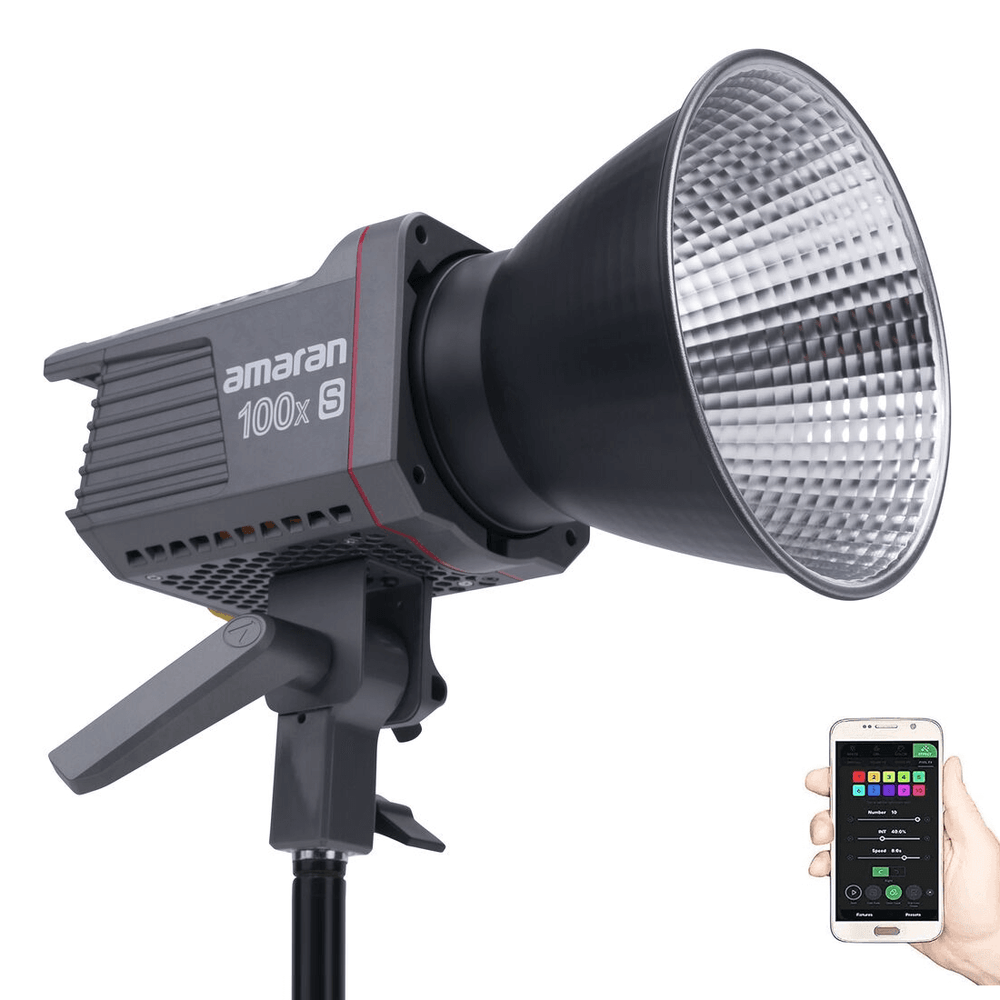 Iluminador-LED-Amaran-100x-S-Bicolor-COB-Luz-Continua-100w-Monolight-Bowens--Bivolt- Iluminador-LED-Amaran-100x-S-Bicolor-COB-Luz-Continua-100w-Monolight-Bowens--Bivolt-