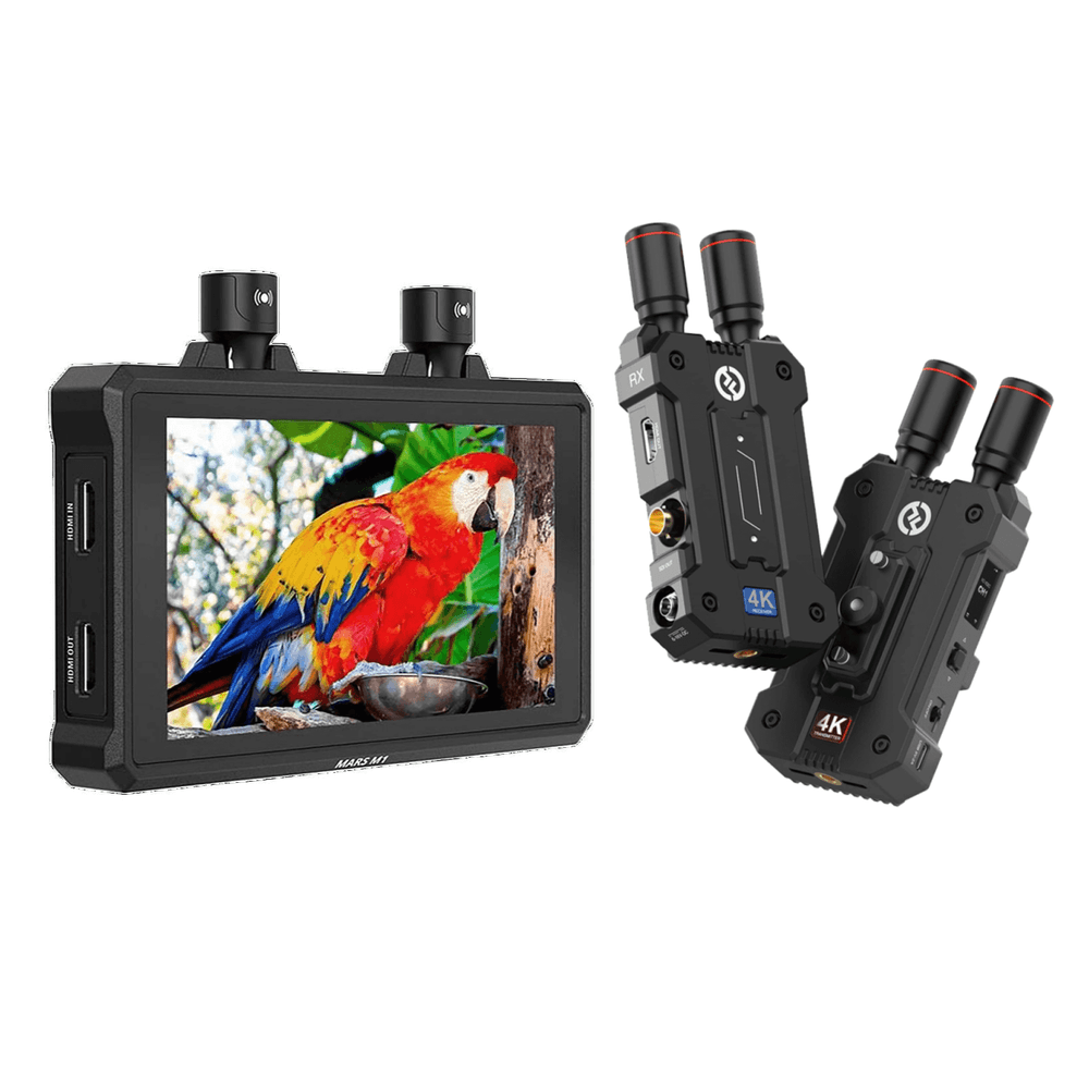 Kit Sistema Hollyland Mars 4K com Monitor Hollyland Mars M1