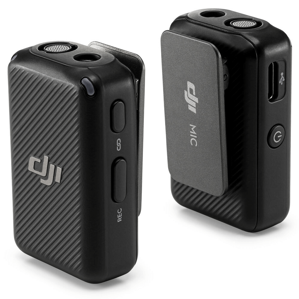 Microfone Duplo DJI Mic Wireless com Case - WorldView