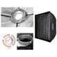 Softbox-Godox-90x90cm-com-Grade-Quadrado-Montagem-Bowens Softbox-Godox-90x90cm-com-Grade-Quadrado-Montagem-Bowens