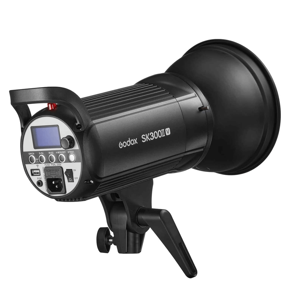 Flashpoint BLAZ 200-V 200Ws R2 Studio Monolight Strobe Flash With 10W LED Modeling Lamp, Bowens Mount Outdoor Strobe Light For