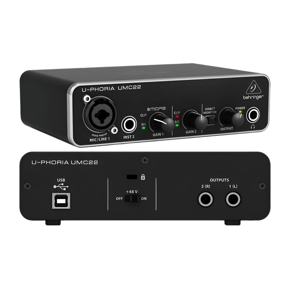 DTM・DAW Behringer U-PHORIA UMC22 + MPM-1000 230403794c4a7708c4b.jpg