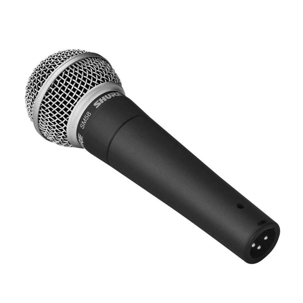 Microfone Vocal Shure SM58-LC - eMania Foto e Video