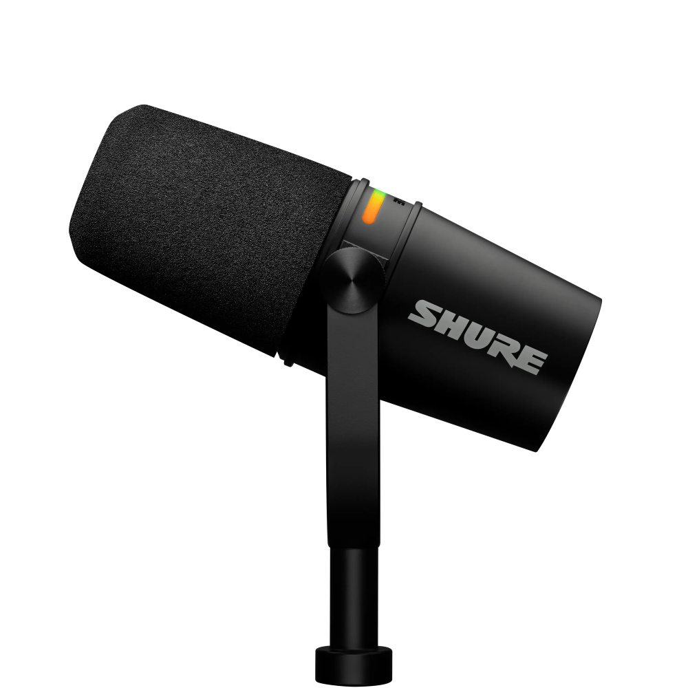 Microfone Shure MV7+ Podcast - eMania Foto e Video