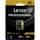 Cartao-SDXC-32Gb-Lexar-Gold-8K-2000x-300Mb-s-UHS-II---V90---U3---Classe-10