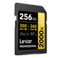 Cartao-SDXC-256Gb-Lexar-Gold-8K-2000x-300Mb-s-UHS-II---V90---U3---Classe-10