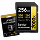 Cartao-SDXC-256Gb-Lexar-Gold-8K-2000x-300Mb-s-UHS-II---V90---U3---Classe-10