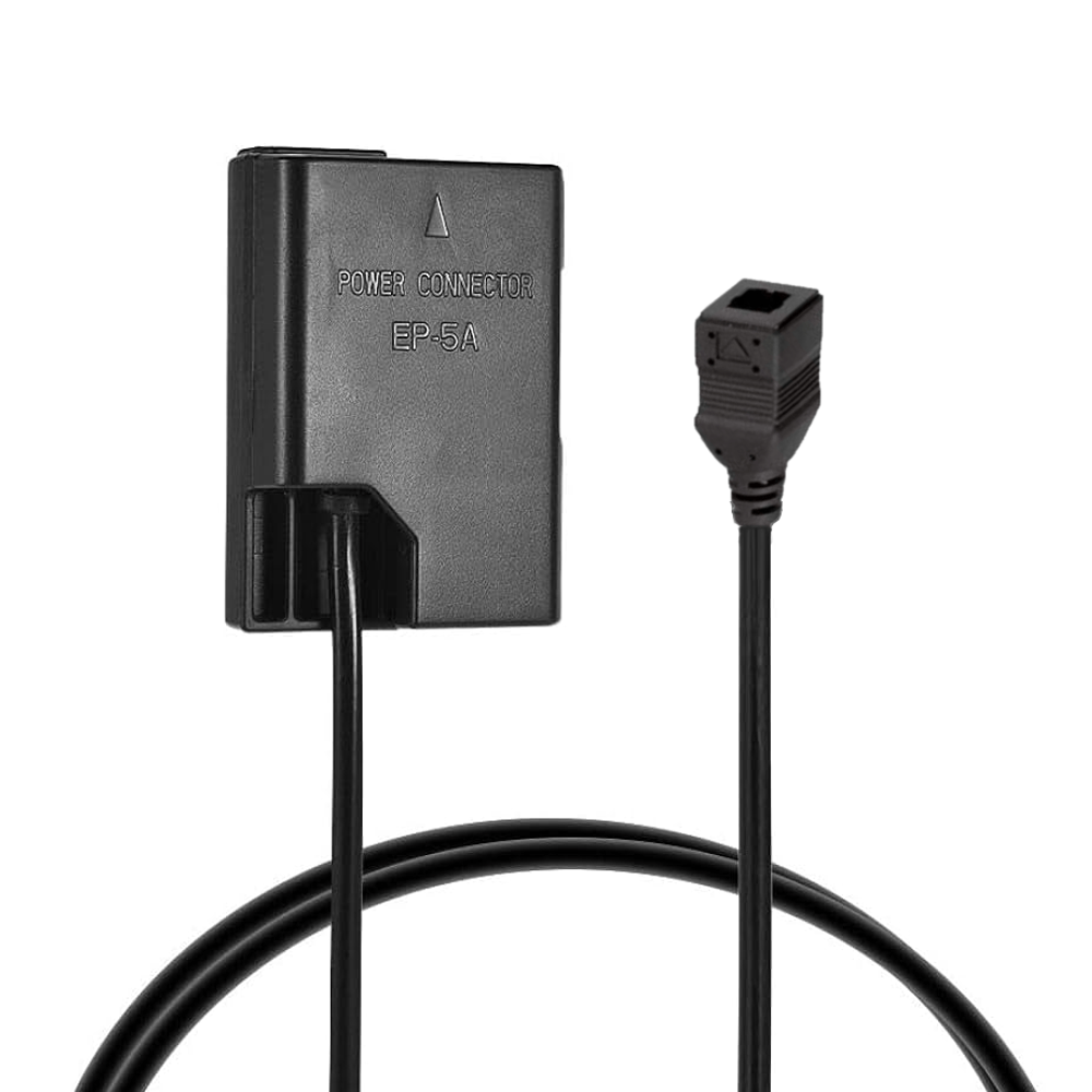 Adaptador-Dummy-Acoplador-EP-5A---Bateria-EN-EL14-para-Nikon Adaptador-Dummy-Acoplador-EP-5A---Bateria-EN-EL14-para-Nikon