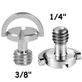 Kit-Parafusos-Adaptador-D-Ring-1-4--e-3-8--para-Tripe-e-Plates-QR