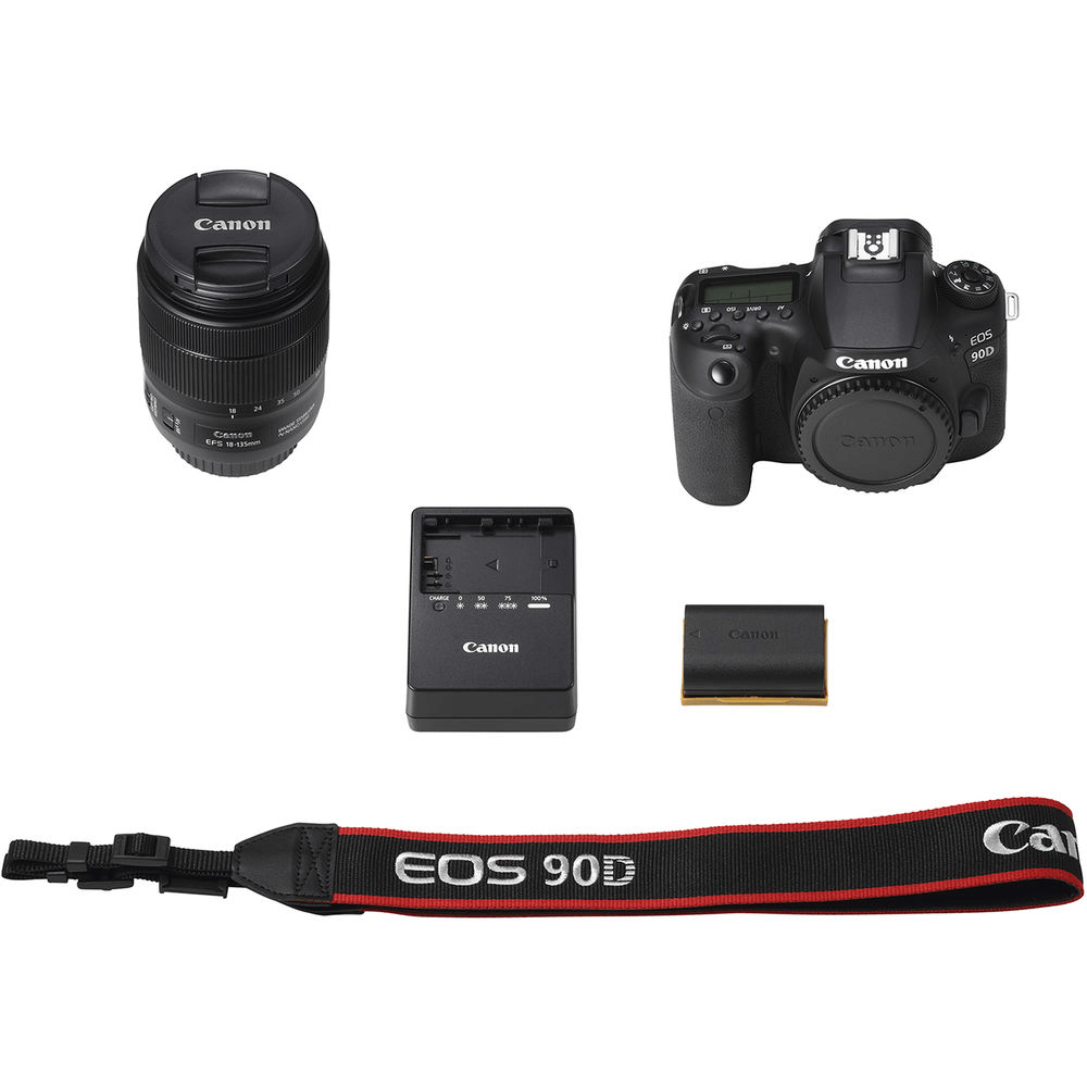 Canon EOS 90D com Lente EF-S 18-135mm - WorldView