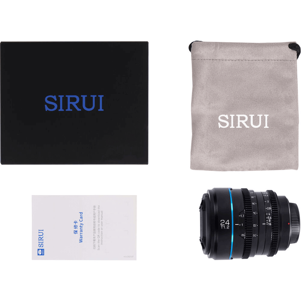 [新同品]SIRUI Night Walker 24mm T1.2 Sirui Night Walker 24mm T1.2 - Duclos Lenses