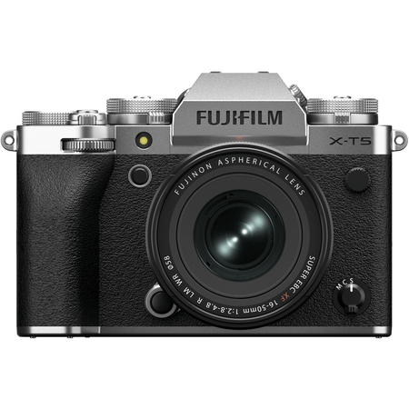 Camera-Mirrorless-FujiFilm-X-T5-com-Lente-XF-16-50mm--Prata-