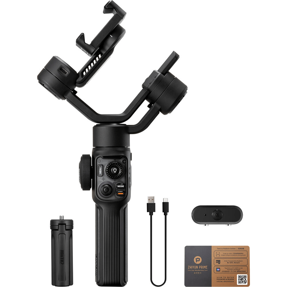 ⭐️美品⭐️ZHIYUN Smooth 5S combo スマホジンバル Estabilizador Zhiyun Smooth-5S AI Combo - eMania Foto e Video