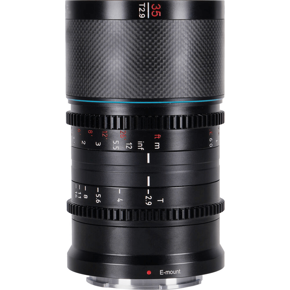 SIRUI 35mm F1.8 Anamorphic レンズ Lente Anamórfica Sirui 35mm F1.8 1.33x S35, Cinema | Parcelamento