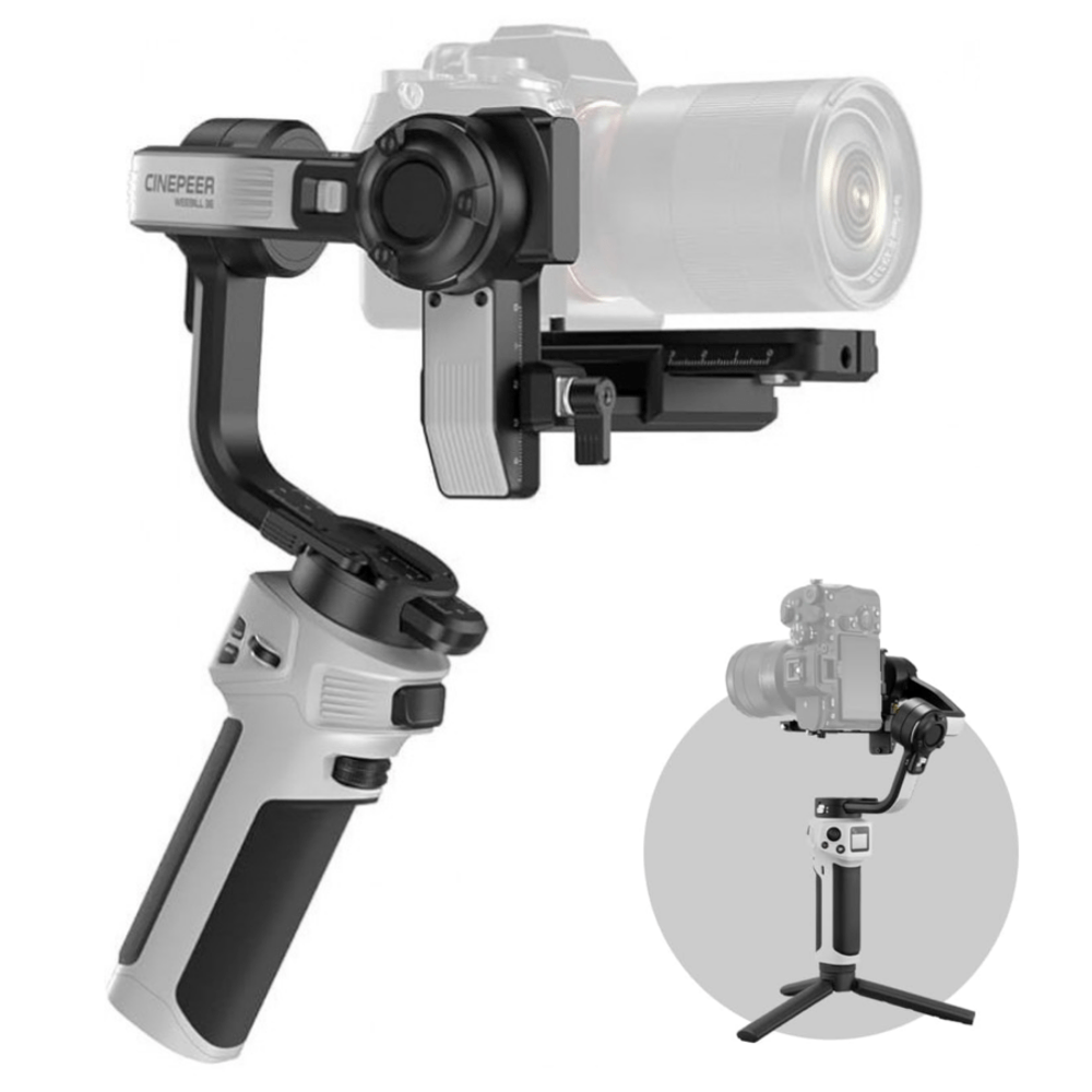 Estabilizador-Gimbal-Zhiyun-Cinepeer-Weebill-3E-para-Cameras-Mirrorless-e-DSLR Estabilizador-Gimbal-Zhiyun-Cinepeer-Weebill-3E-para-Cameras-Mirrorless-e-DSLR