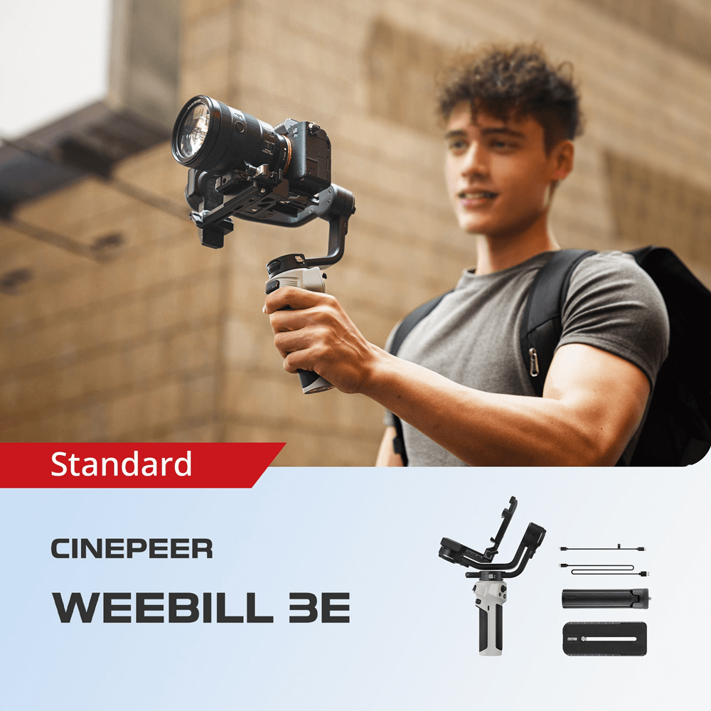 Estabilizador Zhiyun Cinepeer Weebill 3E Portátil - WorldView