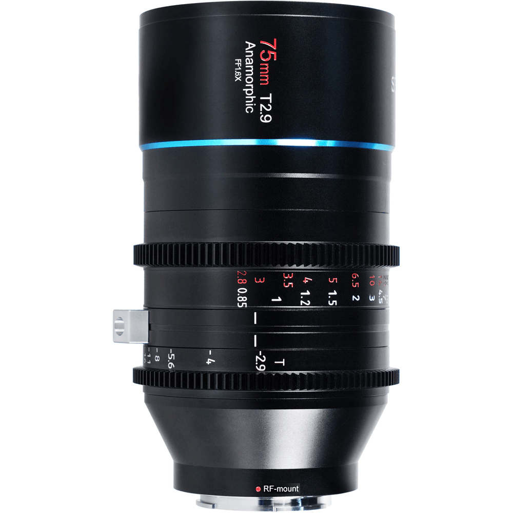 Lente-Sirui-75mm-T2.9-1.6x-Venus-Anamorfica-Cine-Manual-Canon-RF Lente-Sirui-75mm-T2.9-1.6x-Venus-Anamorfica-Cine-Manual-Canon-RF