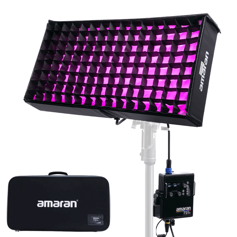 Iluminador-LED-Flexivel-Amaran-F21c-RGBWW-Light-Mat-60x30cm-com-Plate-V-Mount Iluminador-LED-Flexivel-Amaran-F21c-RGBWW-Light-Mat-60x30cm-com-Plate-V-Mount
