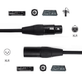 Cabo-de-Audio-XLR-3Pin-Macho-x-Femea-Balanceado--1.5-Metros- Cabo-de-Audio-XLR-3Pin-Macho-x-Femea-Balanceado--1.5-Metros-