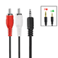 Cabo-de-Audio-Auxiliar-2-RCA-x-TRS-2.5mm-Estereo-1.2-Metros Cabo-de-Audio-Auxiliar-2-RCA-x-TRS-2.5mm-Estereo-1.2-Metros