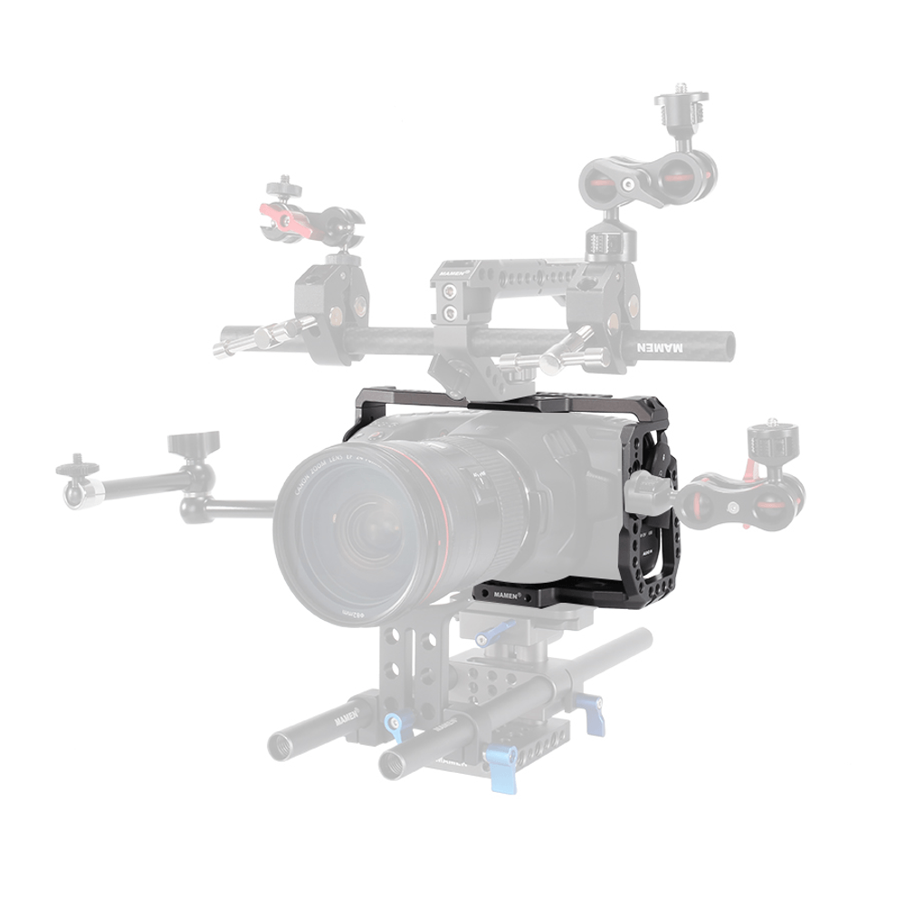 Cage Mamen T1-BMPCC para Pocket 4K e 6K - WorldView