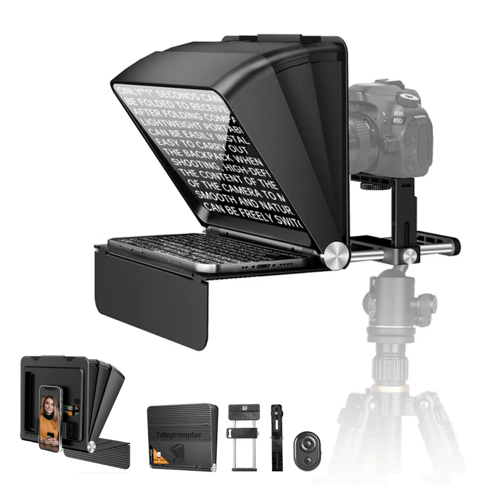 Teleprompter-Portatil-LensGo-TC7-II-Dobravel-para-Cameras-e-Smartphones Teleprompter-Portatil-LensGo-TC7-II-Dobravel-para-Cameras-e-Smartphones