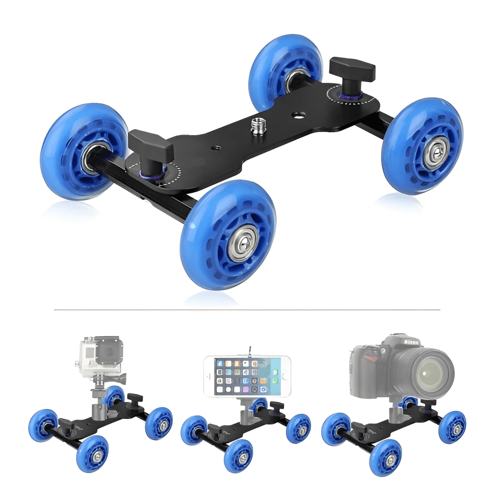 Mini-Dolly-Skater-Slider-para-Cameras-e-Filmadoras Mini-Dolly-Skater-Slider-para-Cameras-e-Filmadoras